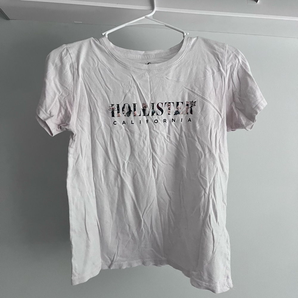 Hollister White Tee Size Small